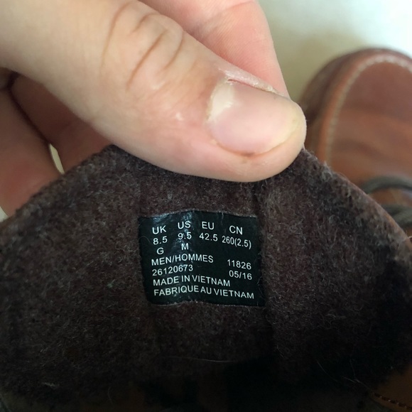 Clarks brown leather boot - Picture 4 of 5